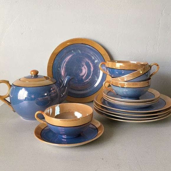 Vintage Other - Vintage | 1930s Japan Lustreware Tea Set